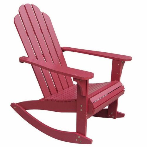 hot sale adult wood rocking adirondack chair
