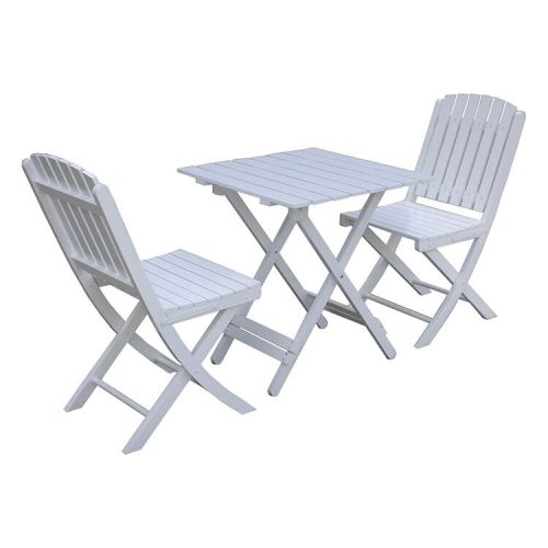 white wood garden table set from China
